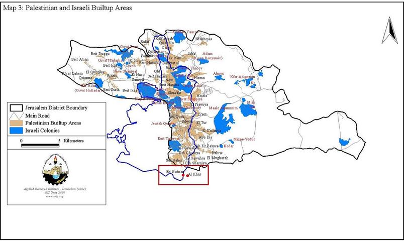 Al-Khas and Al Nu’man villages suffocated by the Israeli colonization