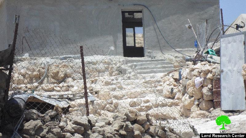 Demolition orders on residences in the Hebron area of Masafer Yatta