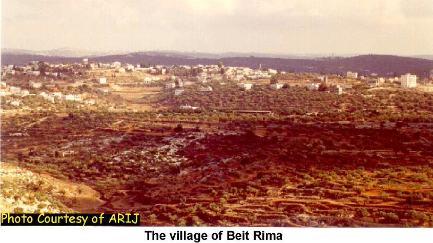 The Israeli Army Ravages Beit Rima
