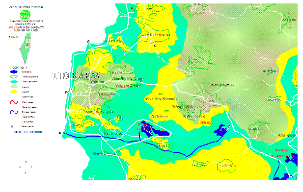 Effects of the Segregation Wall and Israeli military garrison on the Palestinian village of Faro’un / Tulkarm governorate