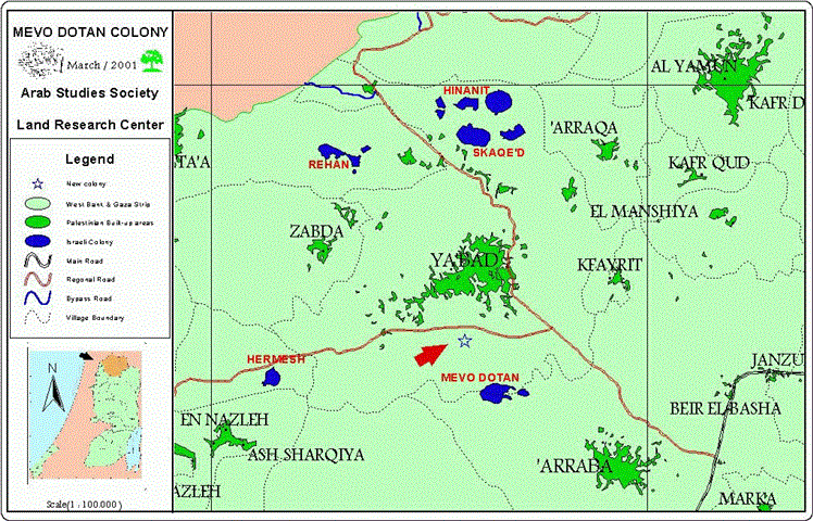 Renewal of Colonial Activity in Ya’abad – Jenin … The First Colonial Site Since the Inauguration of Ariel Sharon