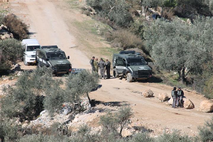 For the Construction of the Segregation Wall
Land Leveling in Beit Jala North of Bethlehem Governorate