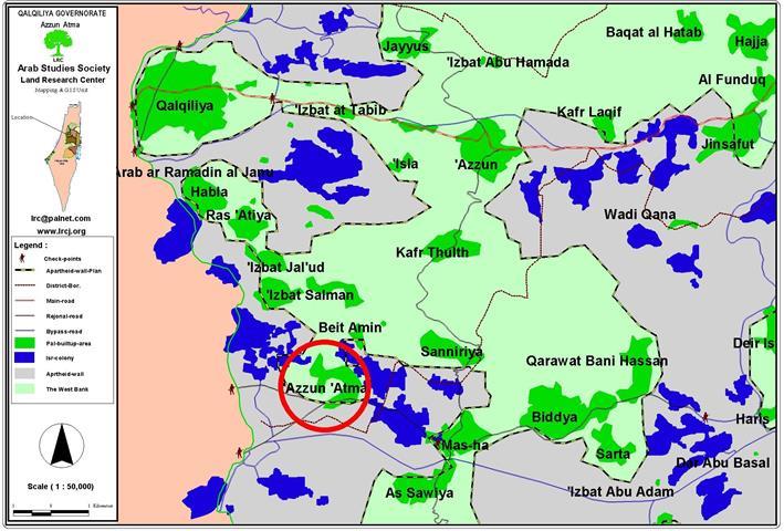 Azzun- Atma: A village encircled by the Wall