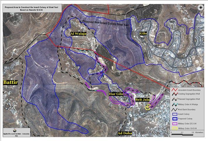 Plans for a new Israeli “South Jerusalem”  Grabbing Palestinian lands from Al Walaja, Battir, and Beit Jala