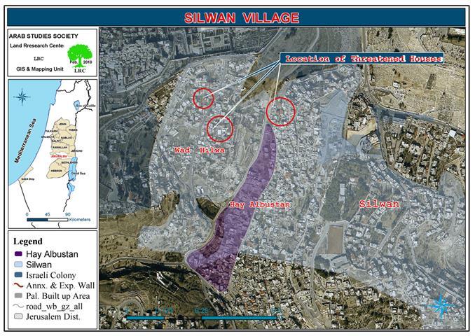 Demolition Orders against 11 Palestinian Residences in Silwan