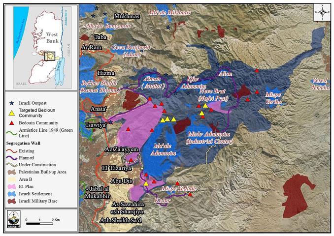 Israel persists on evacuating Jabal Al Baba Bedouin community in Al Ezariya town