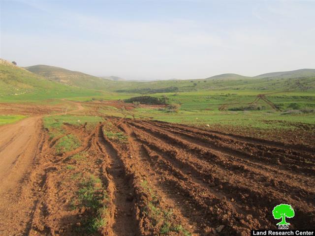 Iraeli Occupation Forces Level tens of Dunums in the Jordan Valley