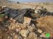 The Israeli occupation demolishes barns in Ramallah