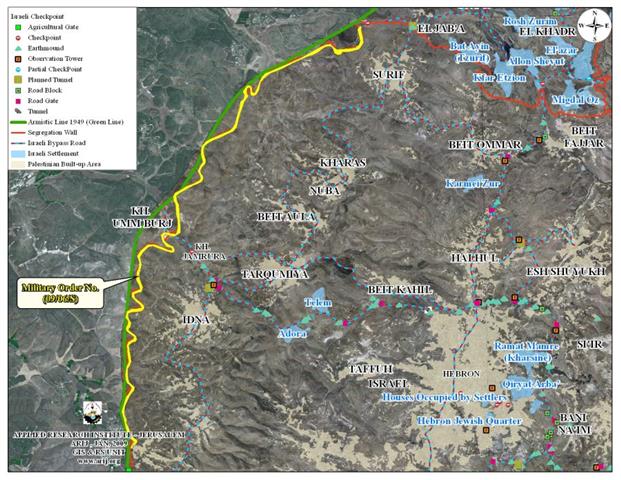 Toward annexing Palestinian lands to the Israeli State “New Israeli Military Orders to fortify the Apartheid Israeli Segregation Plan in Hebron Governorate”
