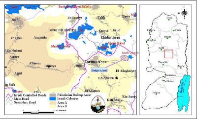 Land confiscation in Turmus ‘Aya village