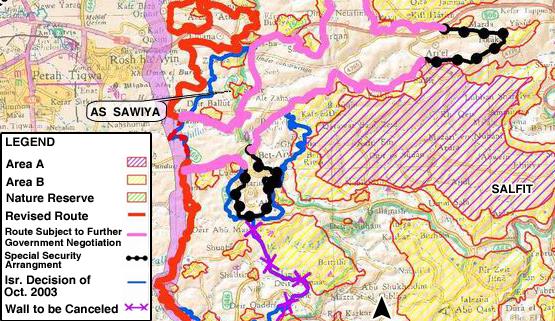 Construction works in The Segregation Wall resumed  “The case of As Sawiya village Salfit governorate”
