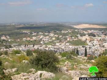 The Israeli occupation notifies 10 families with stop work in Bartaa