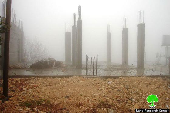 A stop-work Order in Halhul