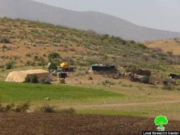 قرار بإخلاء 35 عائلة بدوية في مناطق الأغوار الشمالية بحجة التدريبات العسكرية