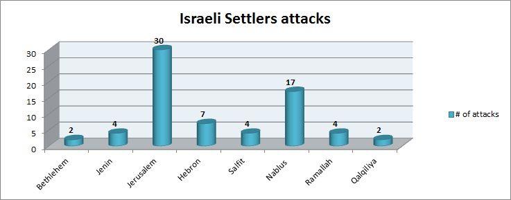 Israeli Violations in the Occupied Palestinian Territory –August 2015