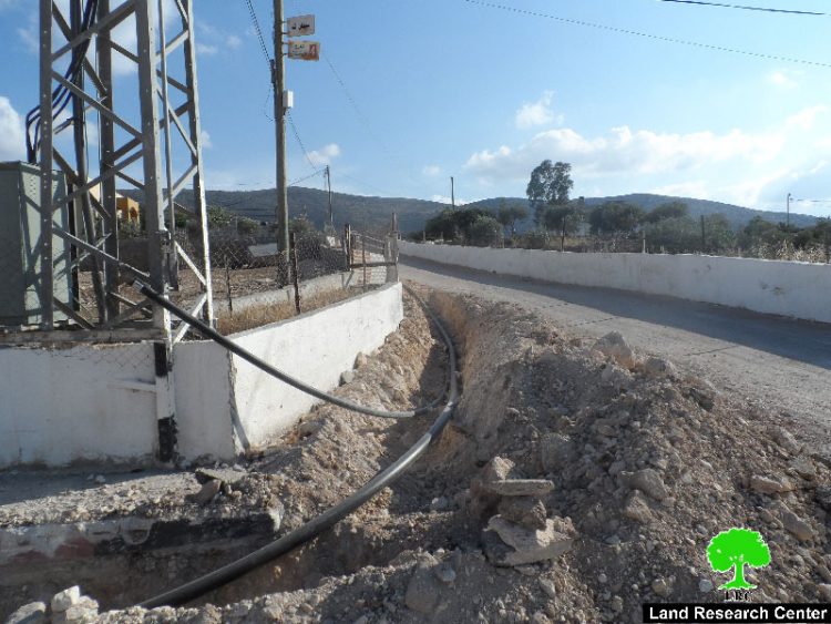 Stop-Work order on Water-Supply pipeline in Tubas governorate