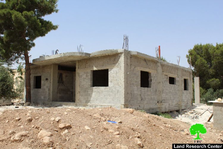 Stop-Work orders on houses in southern Hebron governorate