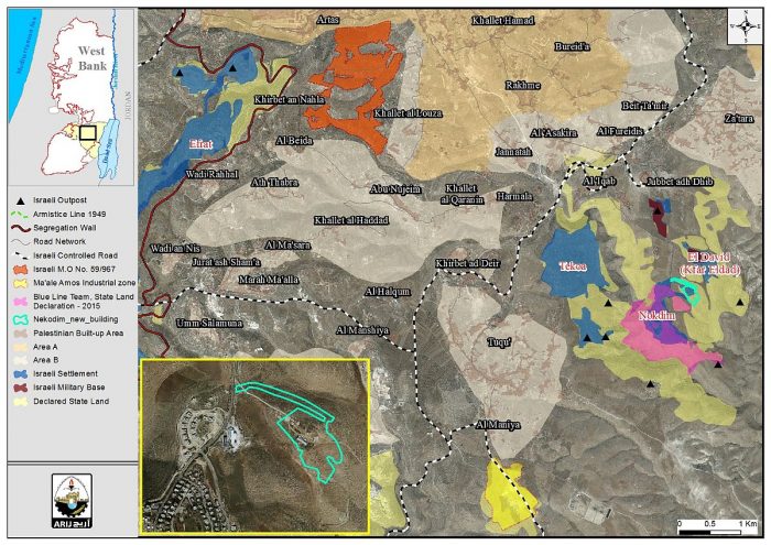 Israel deposits plan for major expansion in Nekodim settlement east of Bethlehem city