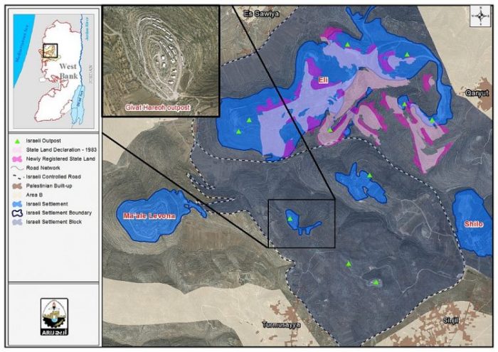 Expansion undergoing in Givat HaReoh outpost takes over more Palestinian land in Sinjil village