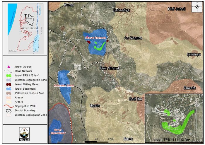 Expansion to take place in Shavei Shomron settlement in Nablus Governorate