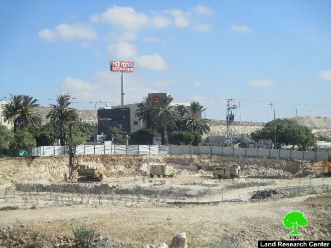Expansion works in the Israeli industrial zone of Binyamin, north Occupied Jerusalem