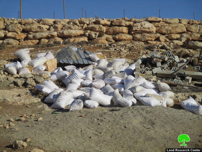 الاحتلال الإسرائيلي يهدم  مزرعة للأغنام في قرية بيت دجن