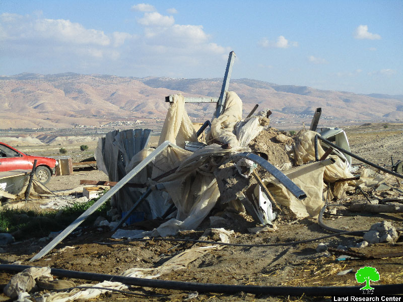 Israeli Occupation Forces demolish AL-Deir Bedouin community in Ein Al-Beida village