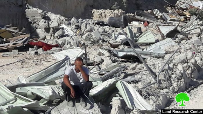 The Israeli occupation municipality demolishes a stable for horses in Jerusalem