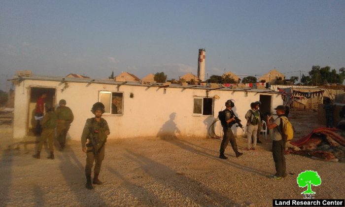 Israeli Occupation Forces demolish two residences and cultural center in the Hebron hamlet of Um Al-Kheir