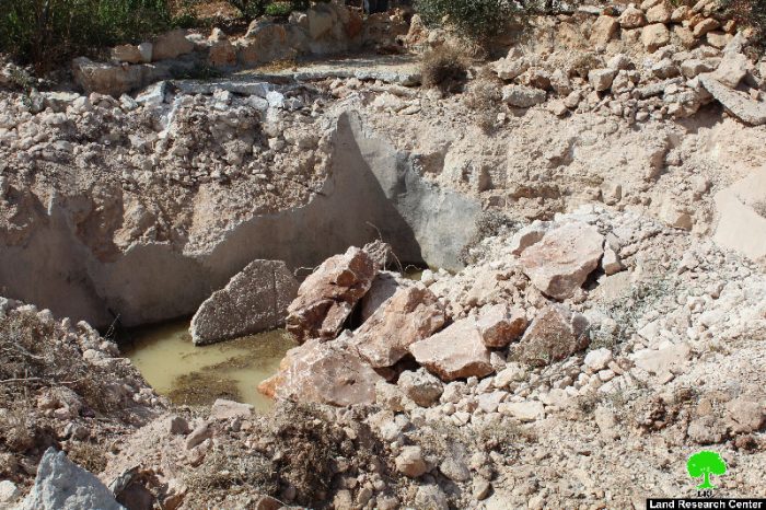 الاحتلال يهدم 4 آبار زراعية في جورة الخيل شرق سعير