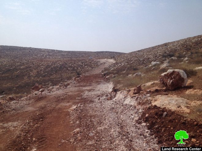 حملة  شرسة يقودها المستعمرون ضد فتح طرق زراعية فلسطينية في الريف الجنوبي من نابلس