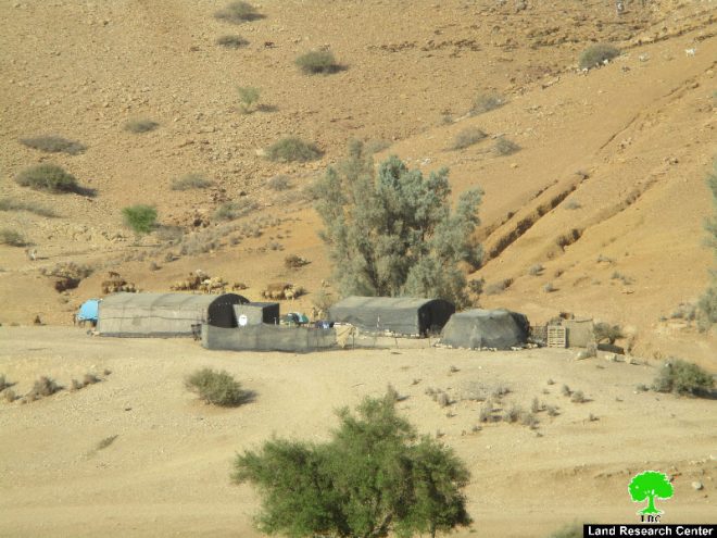 الاحتلال الإسرائيلي يجبر أهالي خربة حمصة الفوقا على النزوح بحجة التدريبات العسكرية