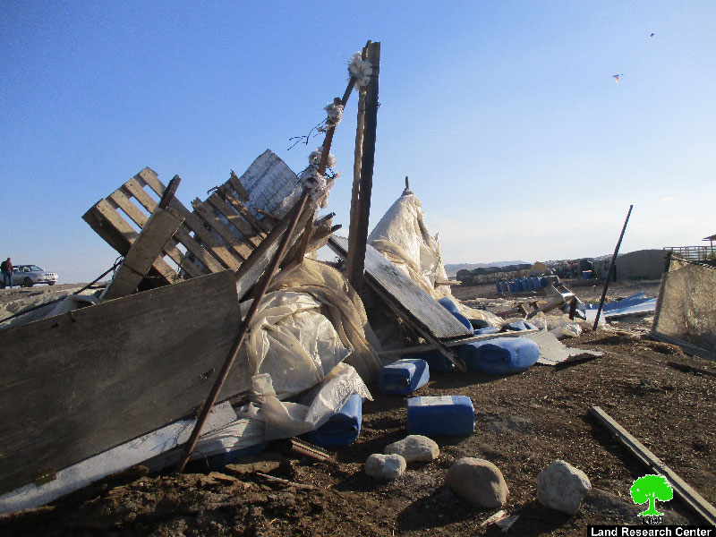 Israeli Occupation Forces demolish AL-Deir Bedouin community in Ein Al-Beida village