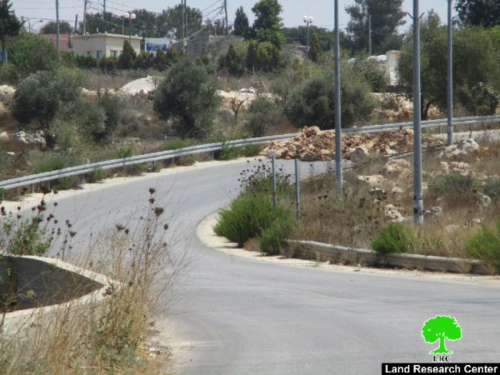 Israeli Occupation Forces seal off the entrance of Yasuf village in Salfit