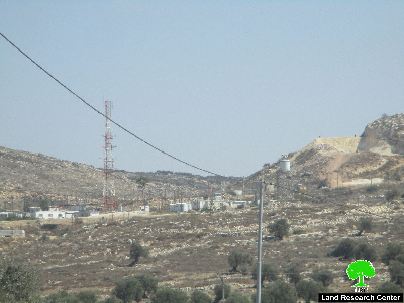 الشروع في شق طريق استعماري جديد حول مستعمرة ” افني حيفتس” على حساب أراضي قرية شوفة