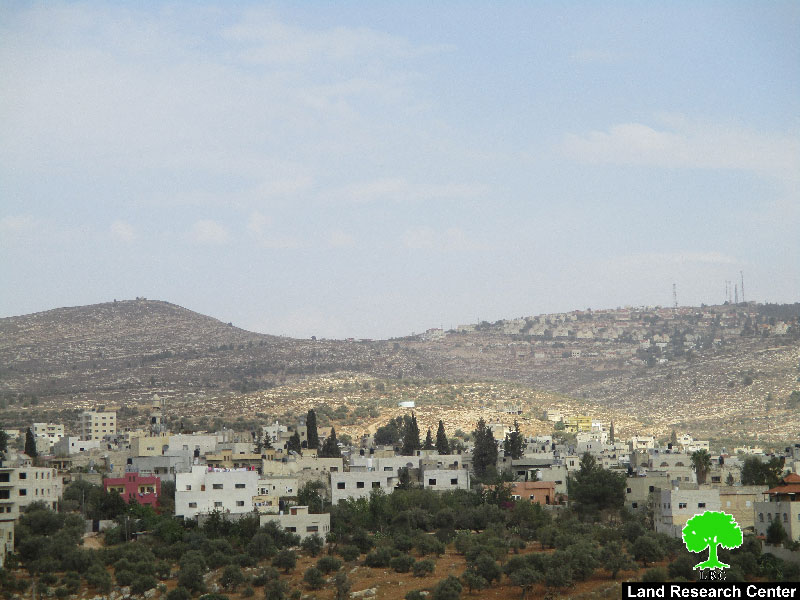 Opening new colonial road for Alon Moreh colony at the expense of Deir Al-Hatab village