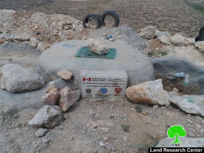 Israeli Occupation Forces destroy 870 olive trees and water well in Yatta town