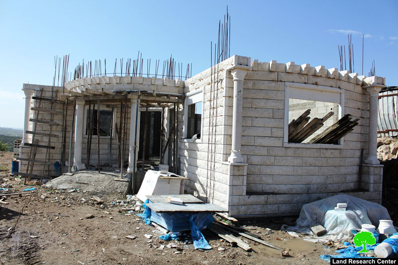 Stop-work and demolition orders in the Hebron town of Idhna