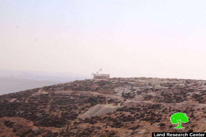 إنشاء  بؤرة استعمارية في خربة بيرين غرب بني نعيم بمحافظة الخليل