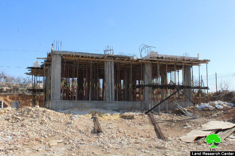 Stop-work orders in the Hebron town of Beit Ummar