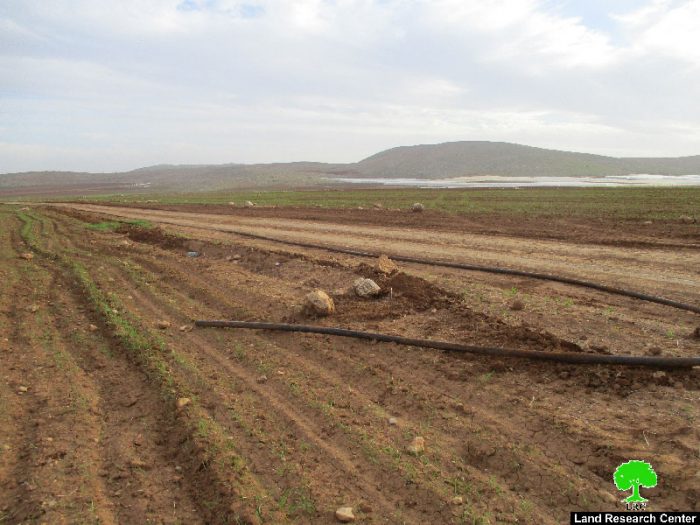 هدم الخط المياه الناقل المغذي لعدد من الخرب البدوية في الأغوار الشمالية