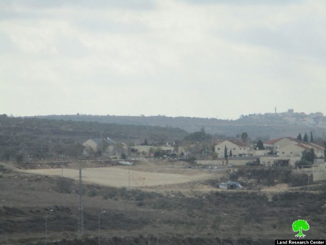 اعمال توسعة ملحوظة تشهدها مستعمرة ” متسبيه يشاي” على أراض قرية كفر قدوم