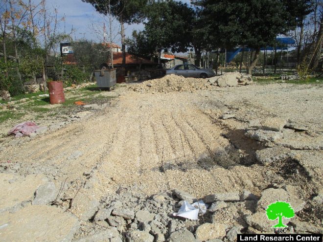 هدم أجزاء من مطعم واستراحة المطعم اللبناني في قرية مردا