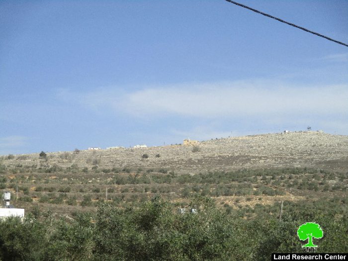 إخطار بتمديد سريان مصادرة أربع دونمات من قرية عصيرة القبلية