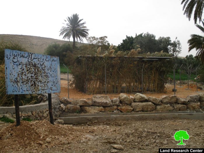 إخطار بوقف العمل في تأهيل نبعة الحمة في الأغوار الشمالية