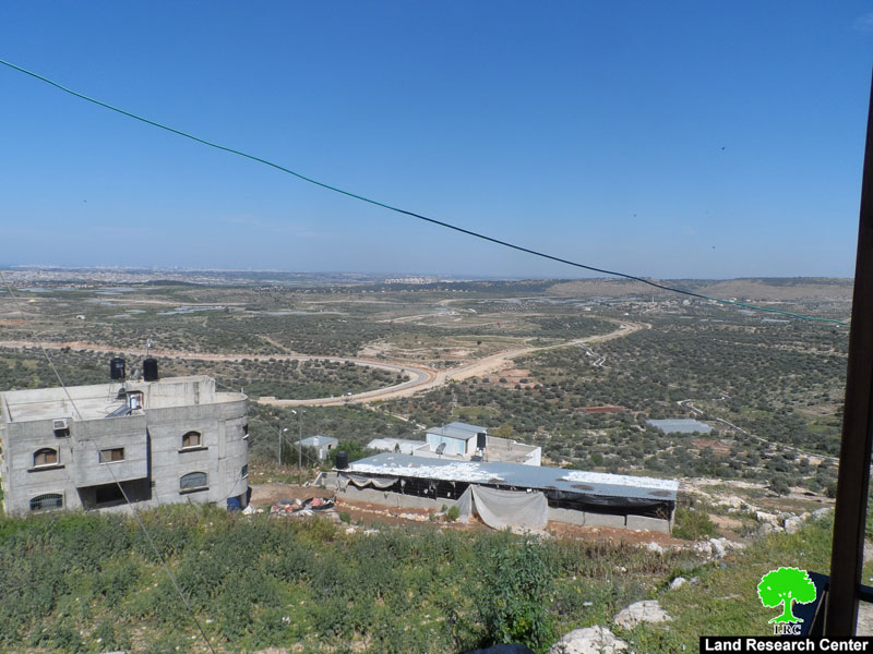 إخطار باستمرار وضع اليد على 170 دونم شرق مدينة قلقيلية