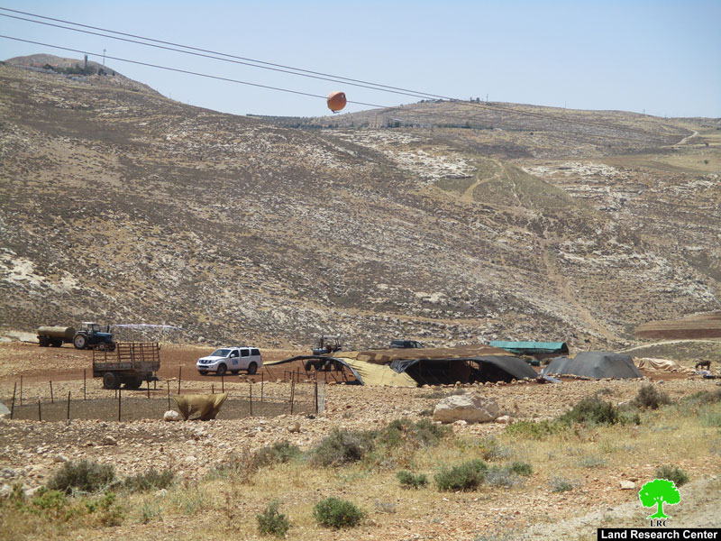 إخطار  بهدم مسكن وخيمة زراعية في قرية الجفتلك