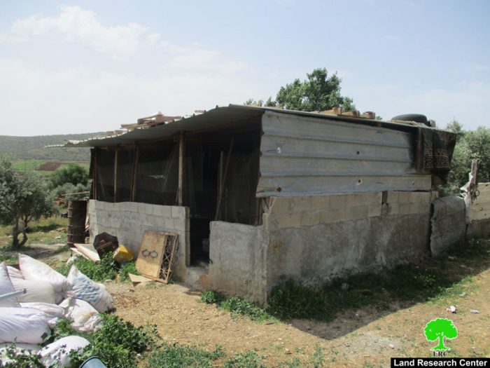 اخطارات بوقف البناء تطال منشآت زراعية شمال غرب بلدة ترمسعيا