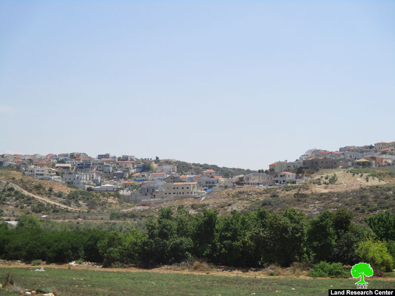 Oranit colony goes under expansion at the expense of Qalqiliya lands