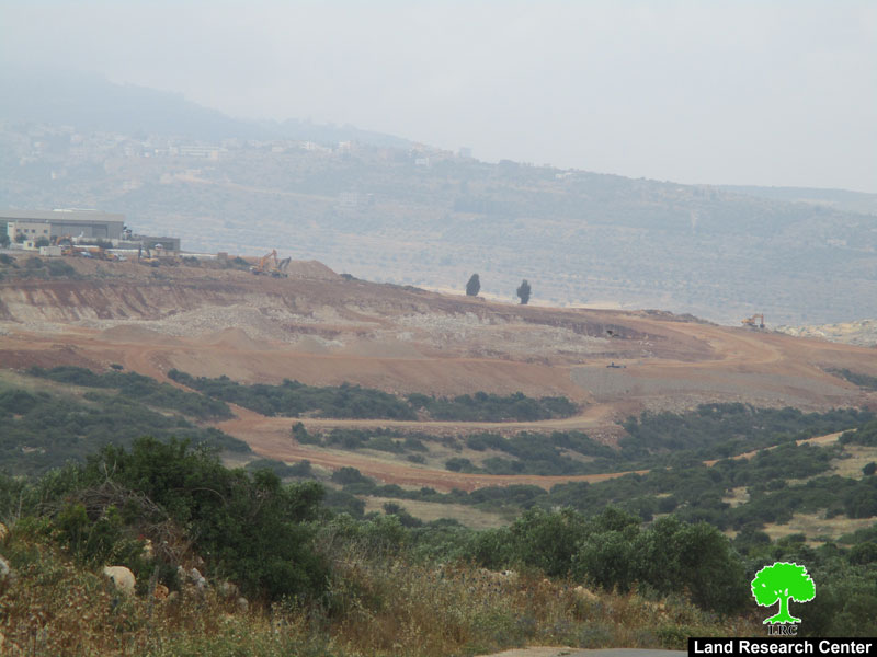 الشروع بتوسعة المنطقة الصناعية ” شاكيد” على أراض قرية العرقة